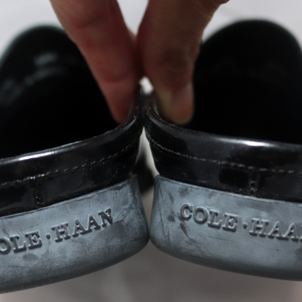 Cole Haan Studio Patent Leather Slides - Picture 4 of 4